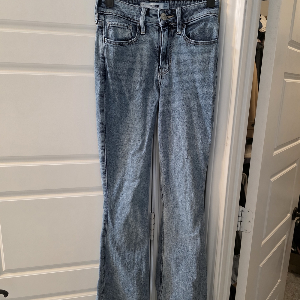 Hollister Light Blue Flare Leg Jeans